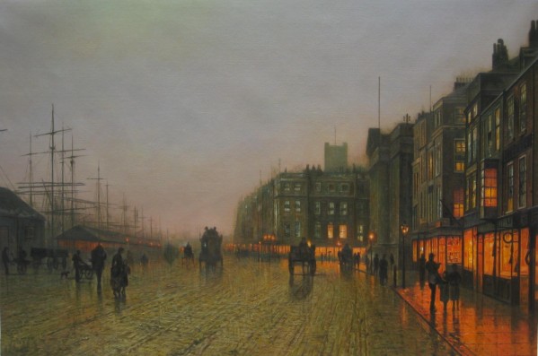 Liverpool Docking From Wrapping by John Atkinson Grimshaw